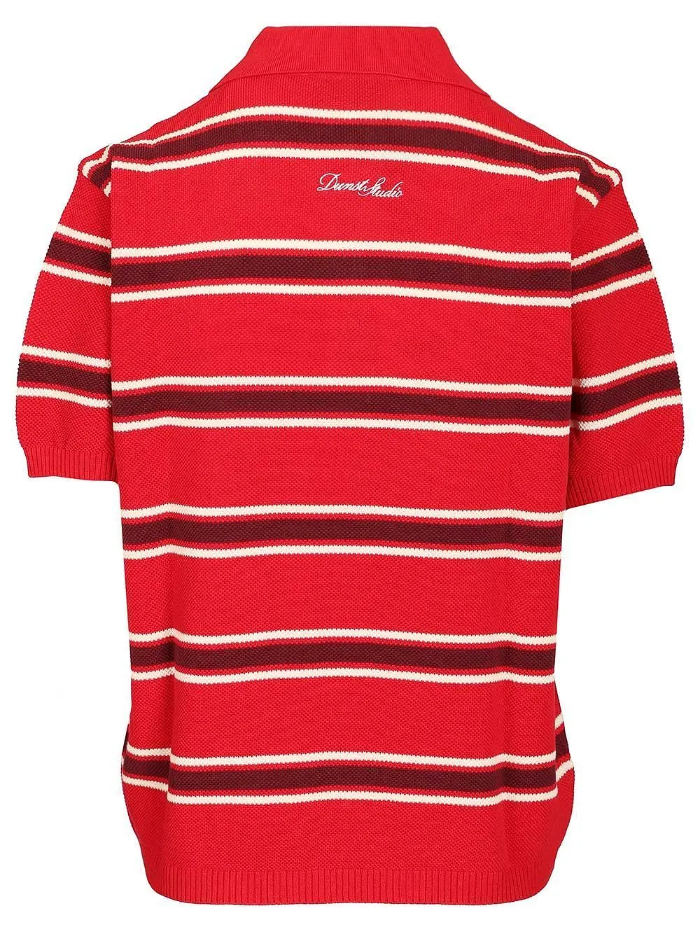 Dunst Striped Polo Knitted Top