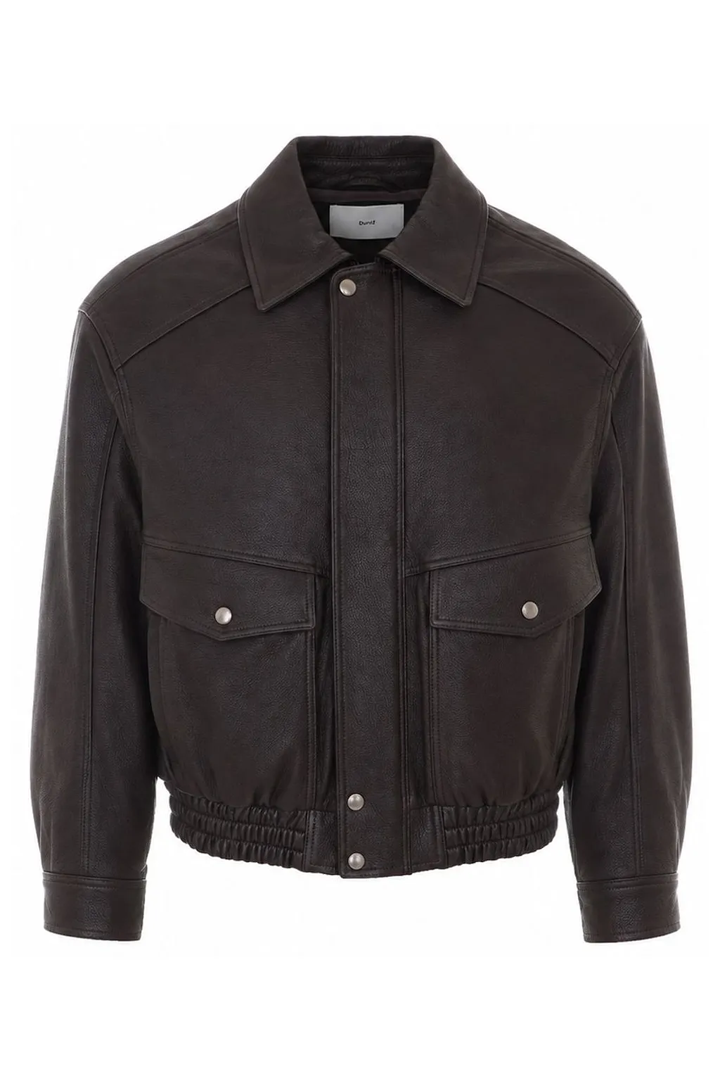 Dunst Zip-Front Leather Jacket