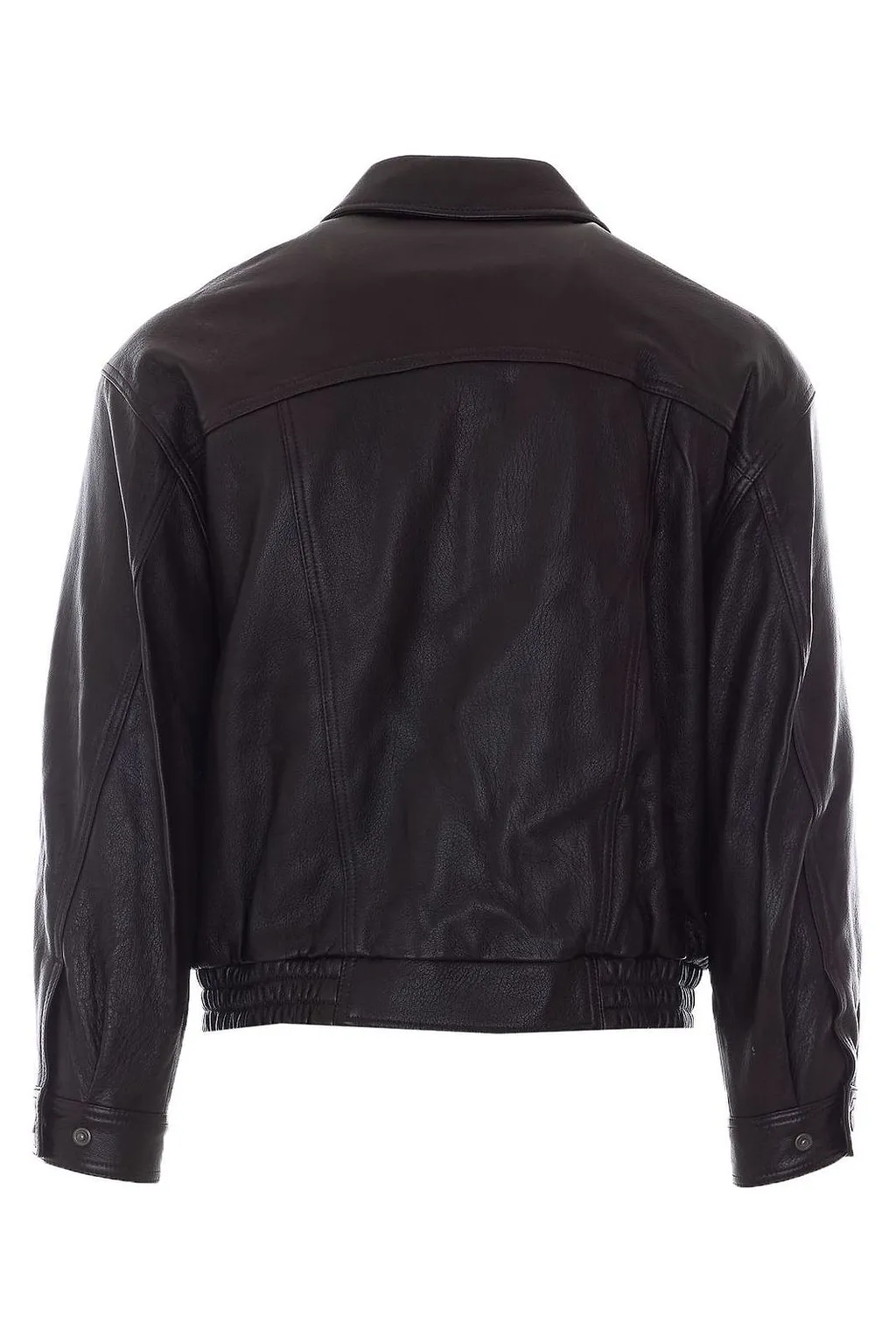 Dunst Zip-Front Leather Jacket