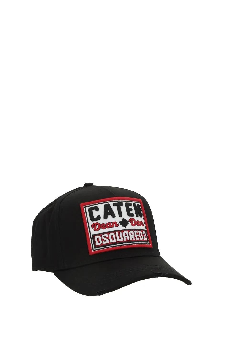 Dsquared2 Logo-Patch Distressed Baseball Cap