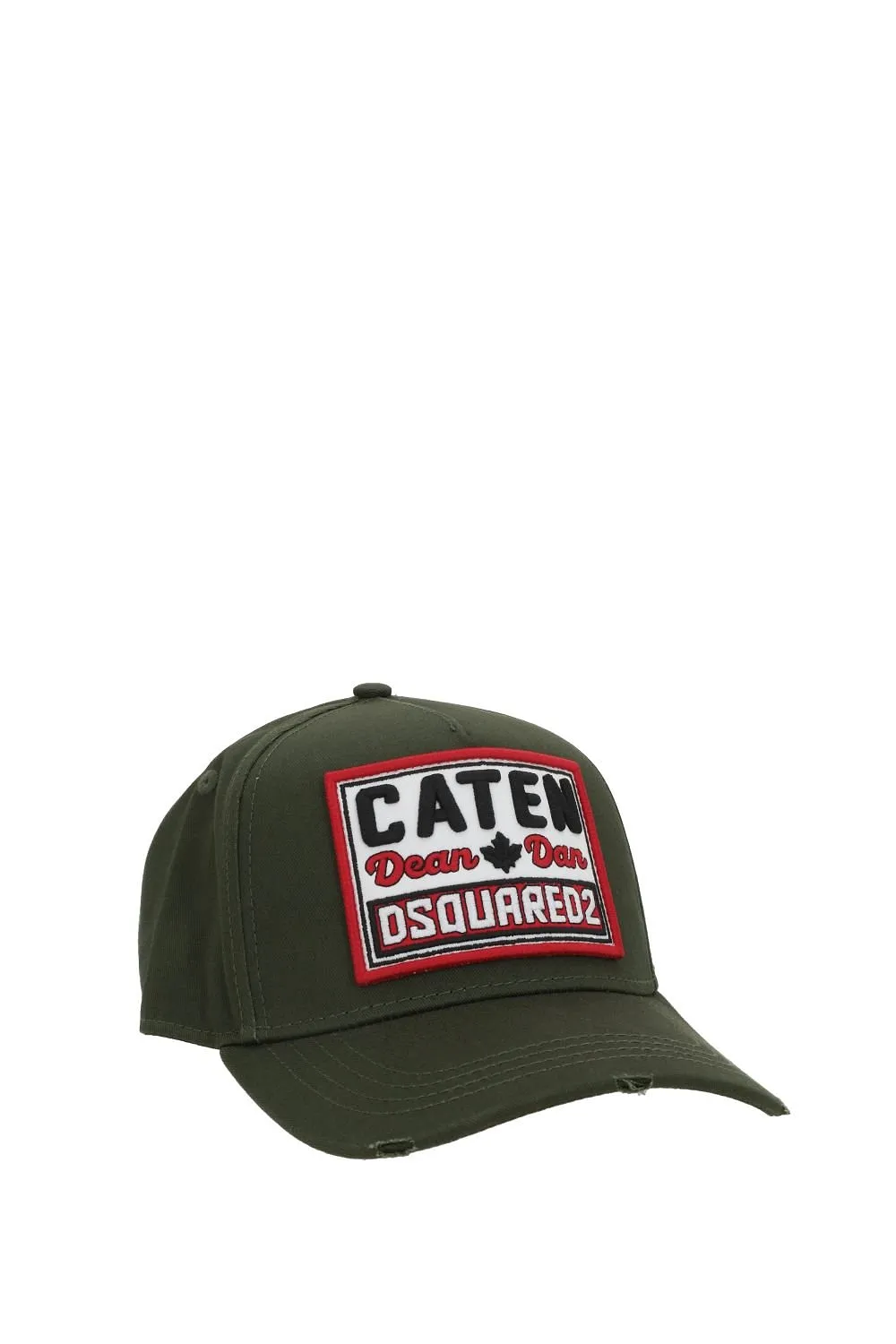 Dsquared2 Logo-Patch Distressed Baseball Cap