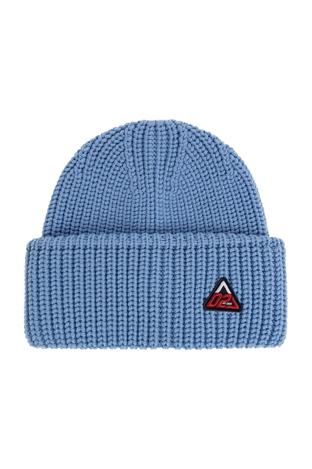 Dsquared2 Logo Patch Ribbed Beanie Hat
