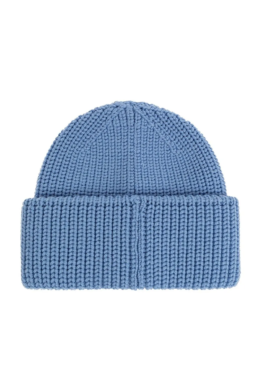 Dsquared2 Logo Patch Ribbed Beanie Hat