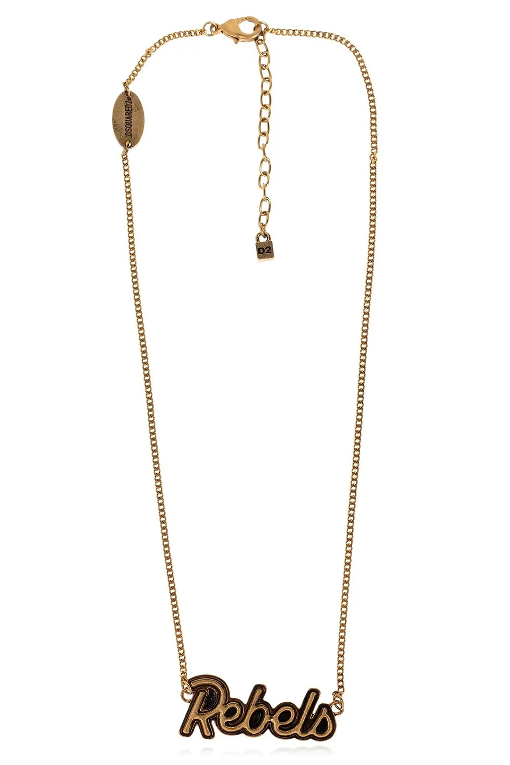 Dsquared2 Rebels Logo Detail Necklace