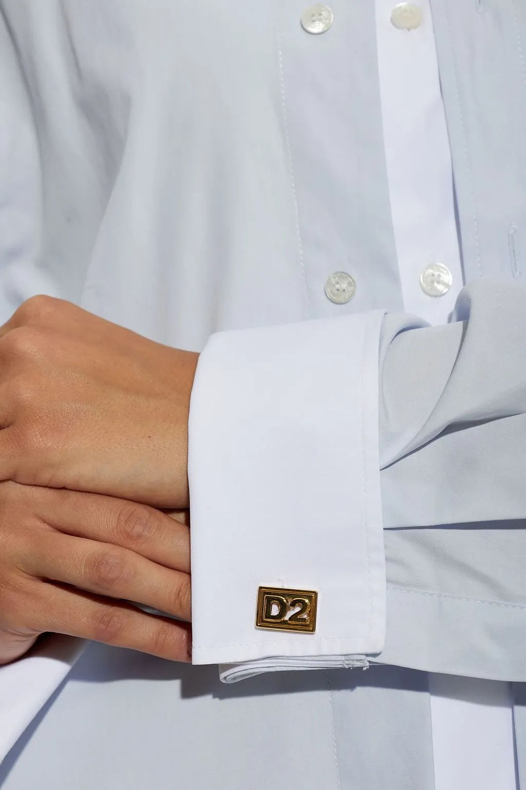 Dsquared2 Rectangular Logo Cufflinks