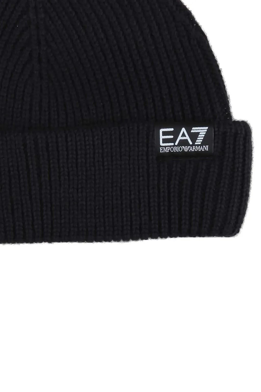 Ea7 Emporio Armani Kids Logo Patch Beanie