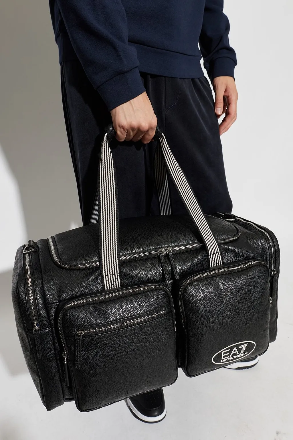 Ea7 Emporio Armani Logo Duffel Bag