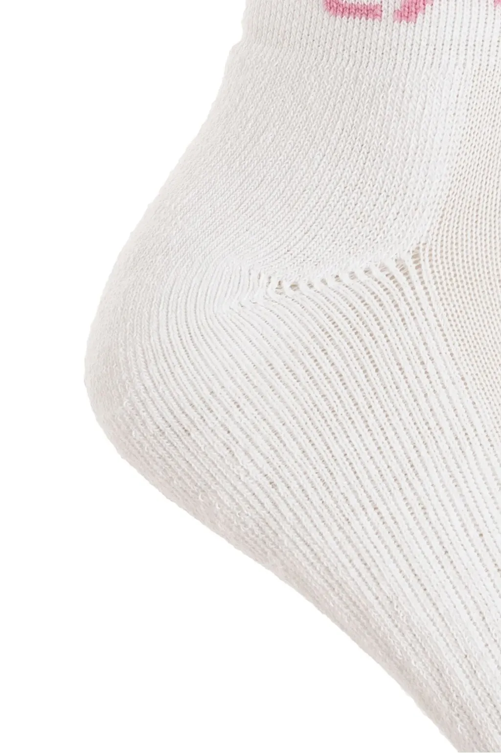 Logo Intarsia Knit Socks