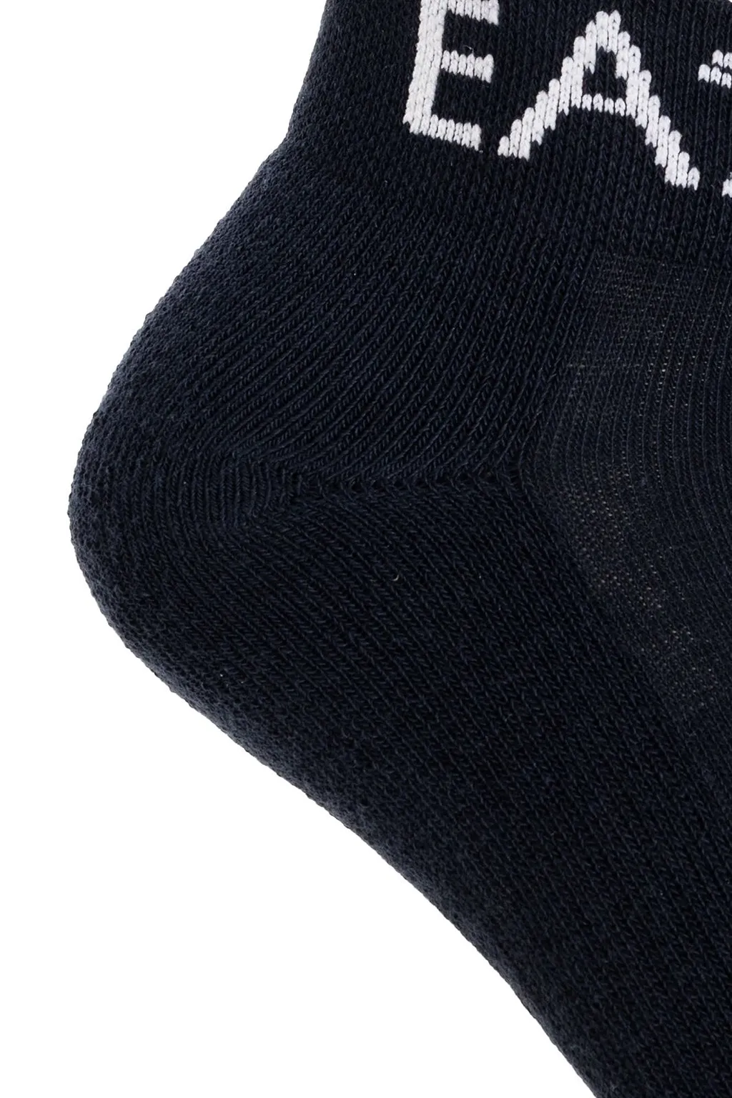 Ea7 Emporio Armani Logo Intarsia Knit Socks