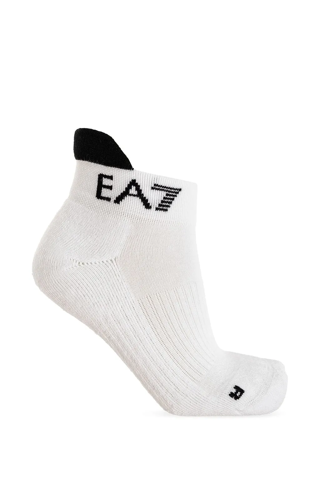 Ea7 Emporio Armani Logo Intarsia Knit Socks