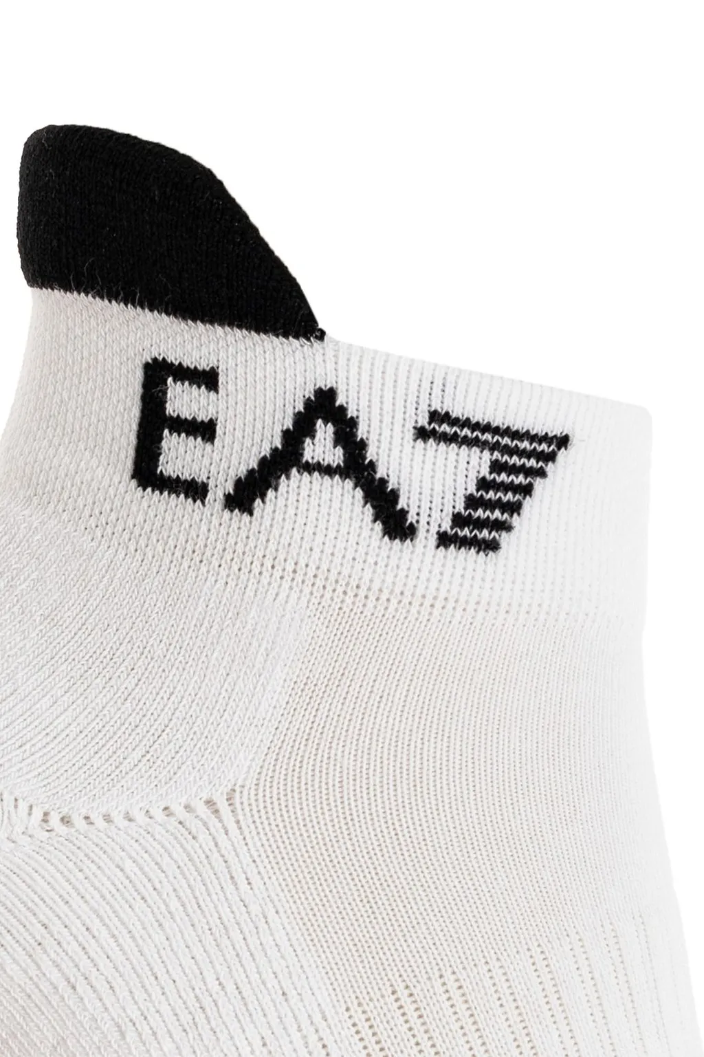 Ea7 Emporio Armani Logo Intarsia Knit Socks