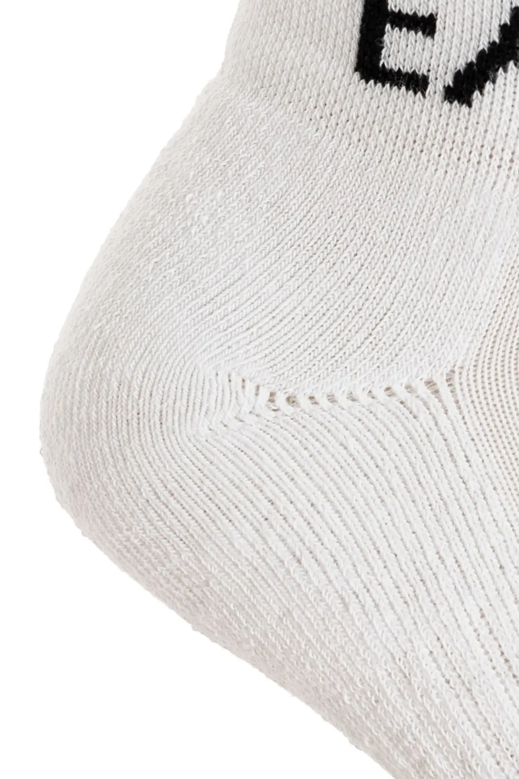 Ea7 Emporio Armani Logo Intarsia Knit Socks