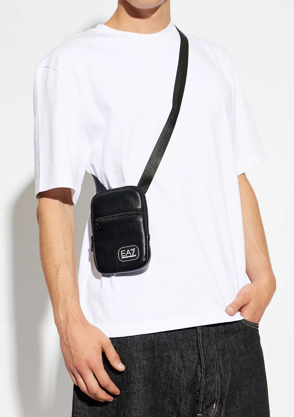 Ea7 Emporio Armani Logo Mini Messenger Bag