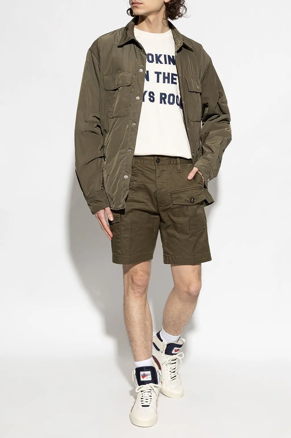 Dsquared2 Rider Panelled High-Tops