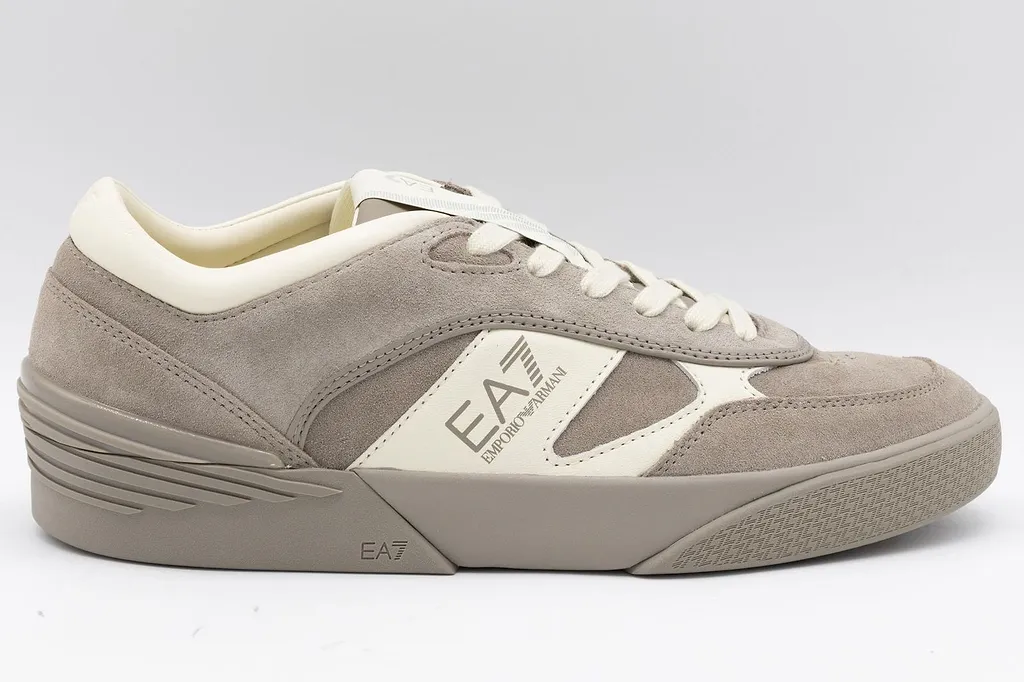 Ea7 Emporio Armani Logo Panel Low-Top Sneakers