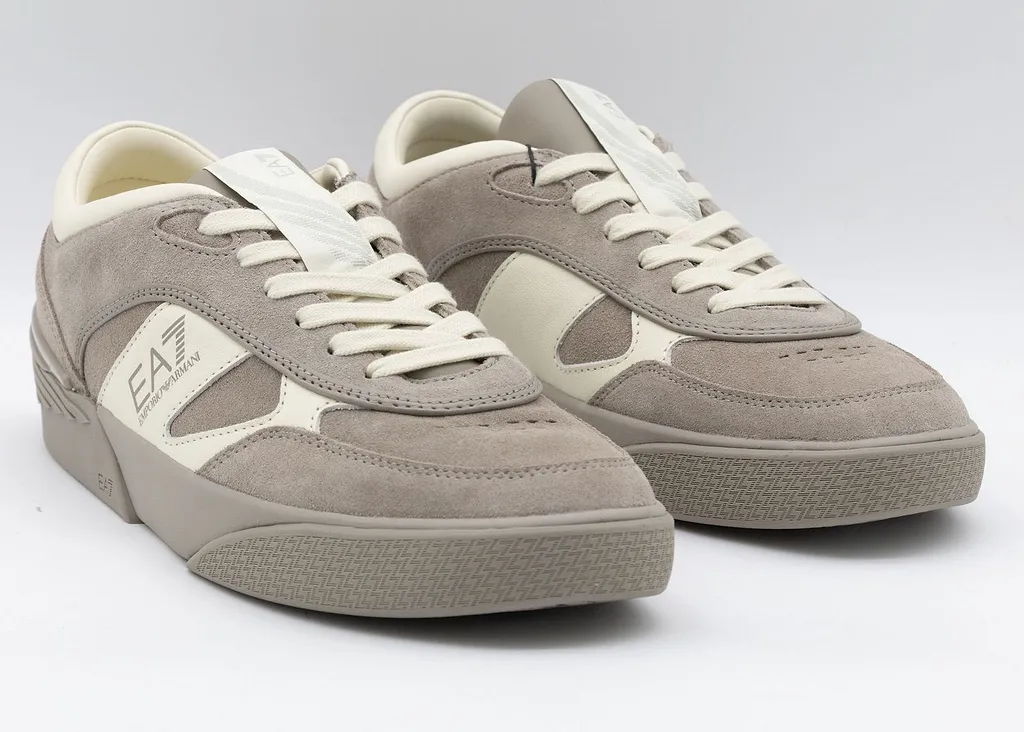 Ea7 Emporio Armani Logo Panel Low-Top Sneakers