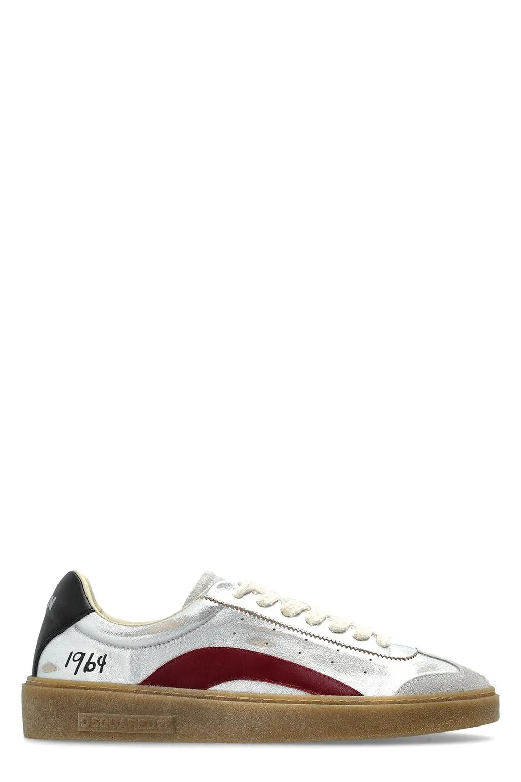 Dsquared2 Round Toe Lace-Up Sneakers