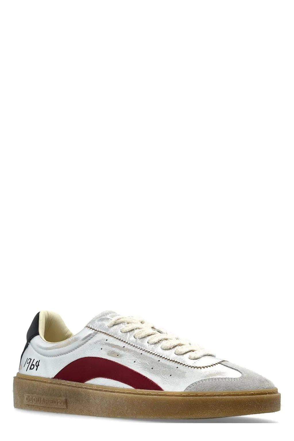 Dsquared2 Round Toe Lace-Up Sneakers