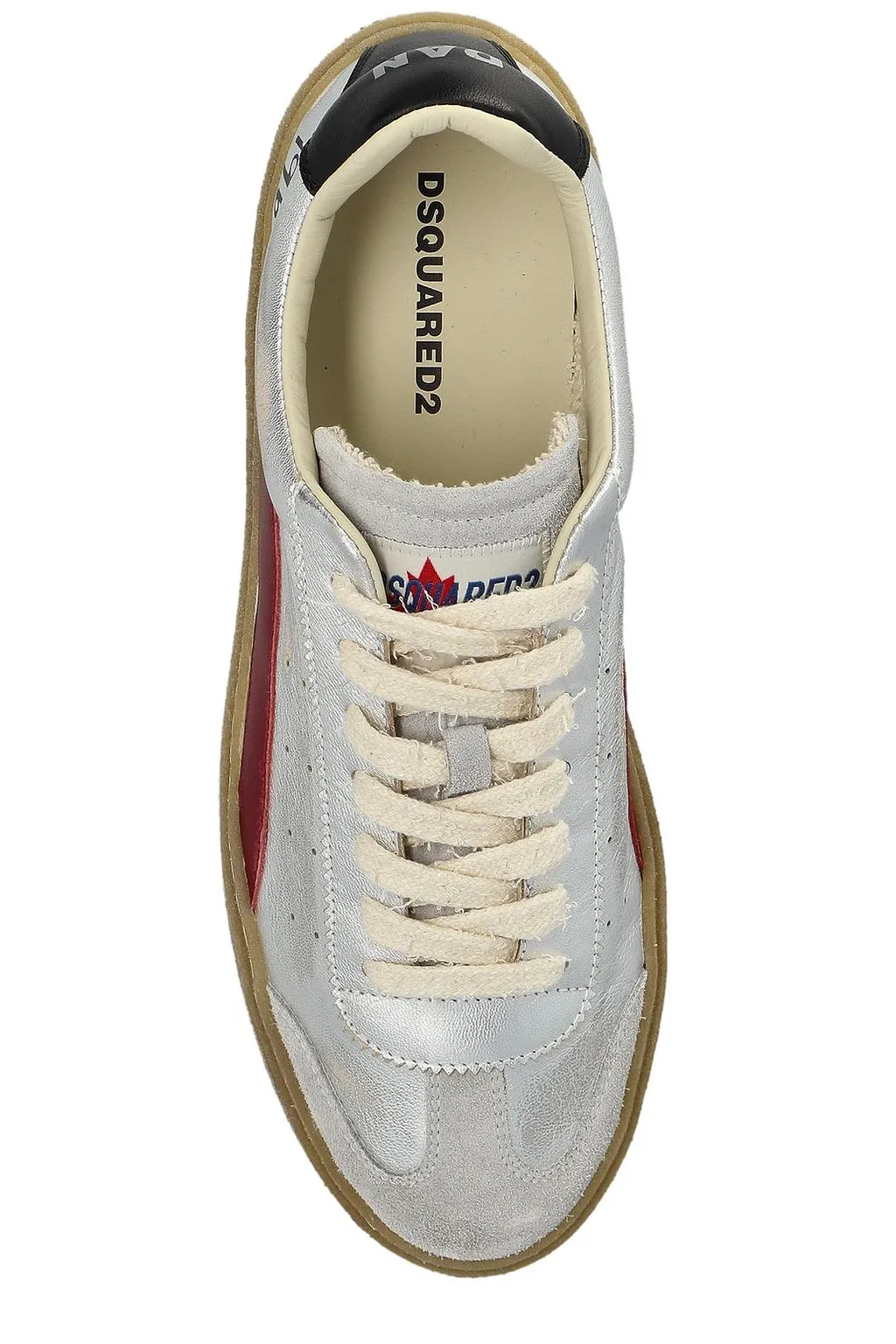 Dsquared2 Round Toe Lace-Up Sneakers