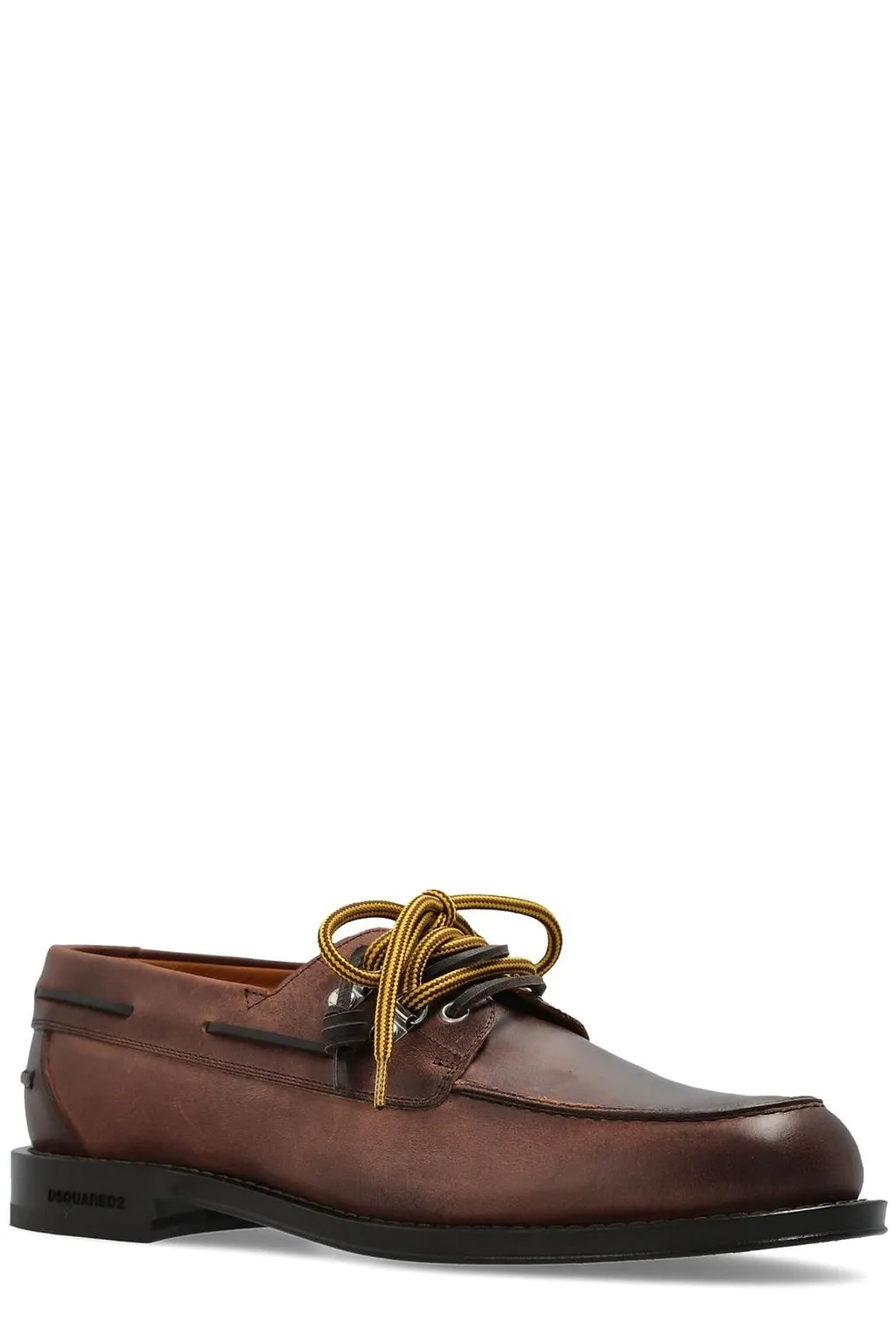 Dsquared2 Round-Toe Lace-Up Shoes