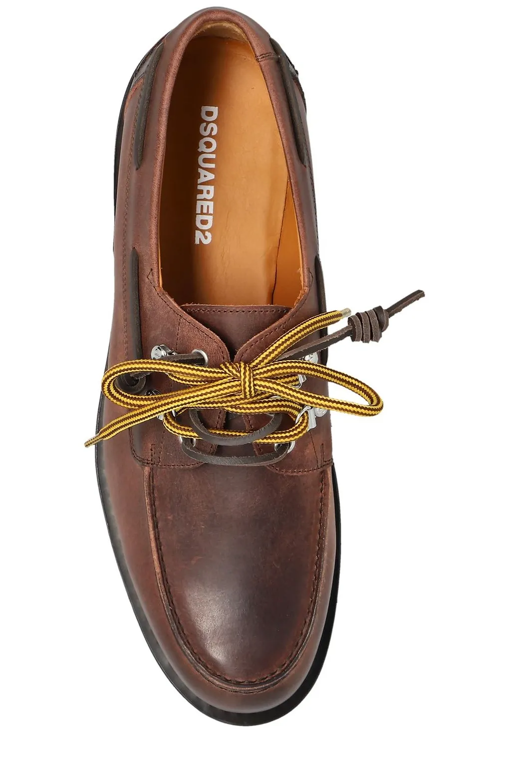Dsquared2 Round-Toe Lace-Up Shoes