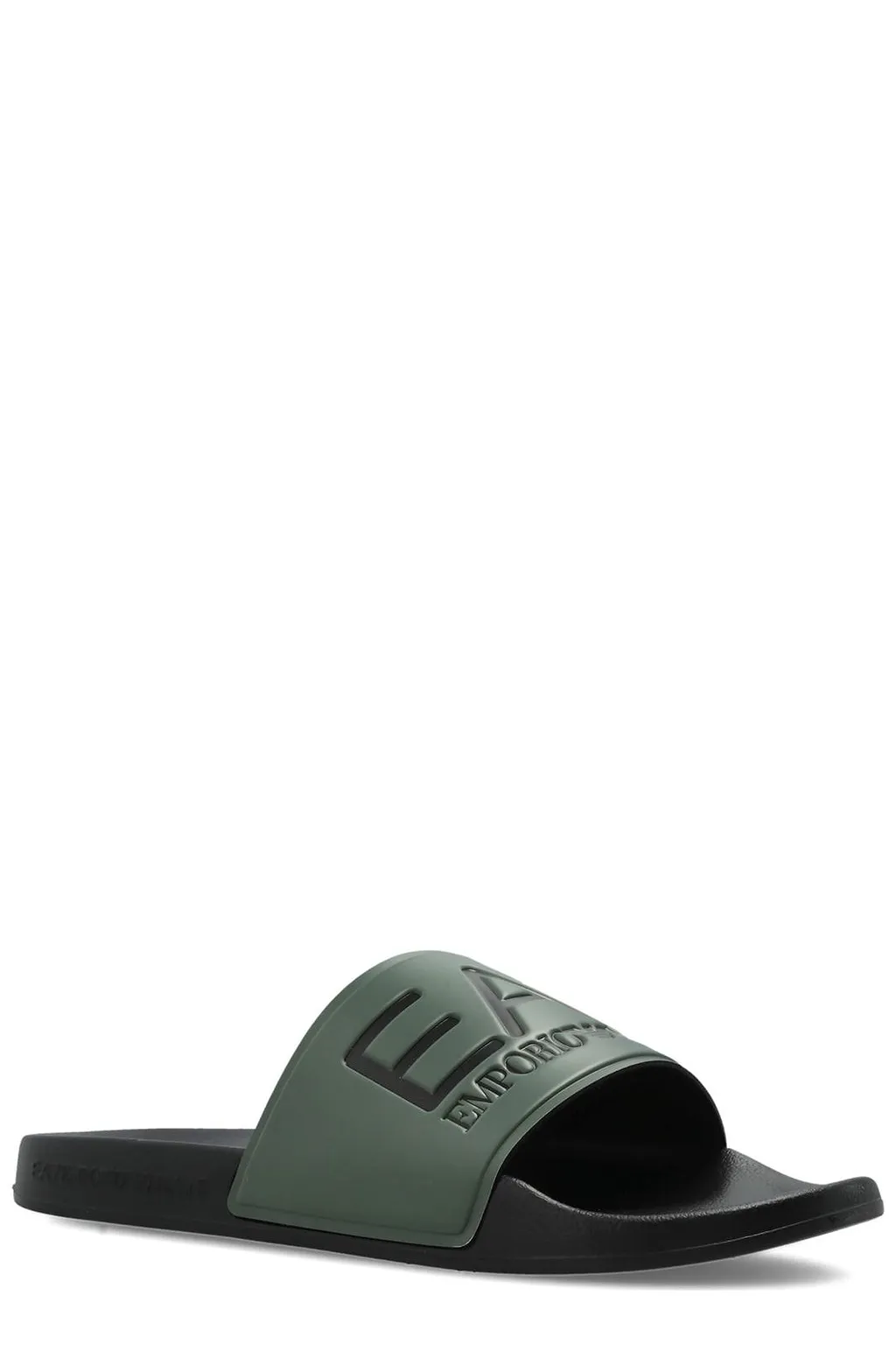 Ea7 Emporio Armani Logo Slide Sandals