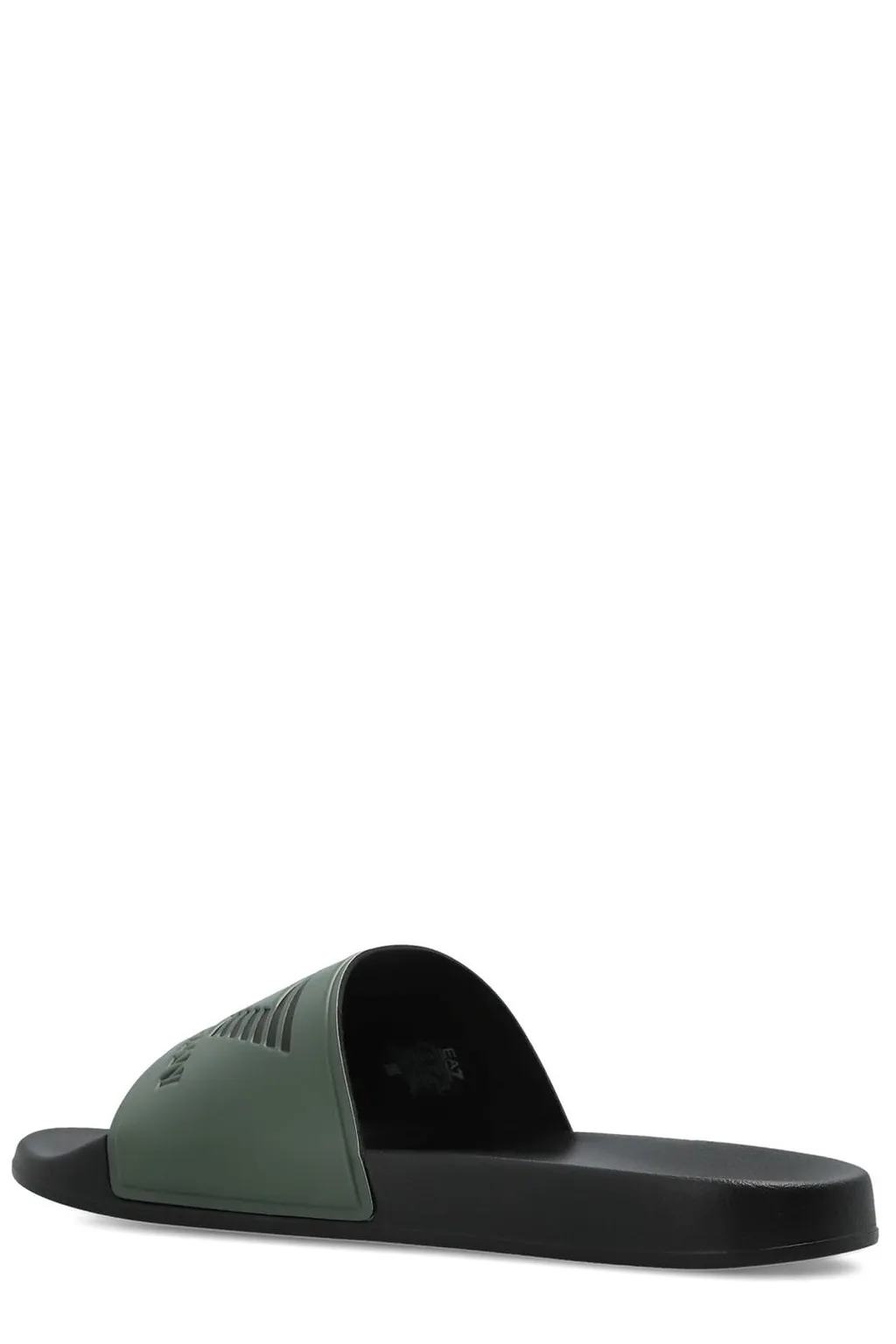 Ea7 Emporio Armani Logo Slide Sandals
