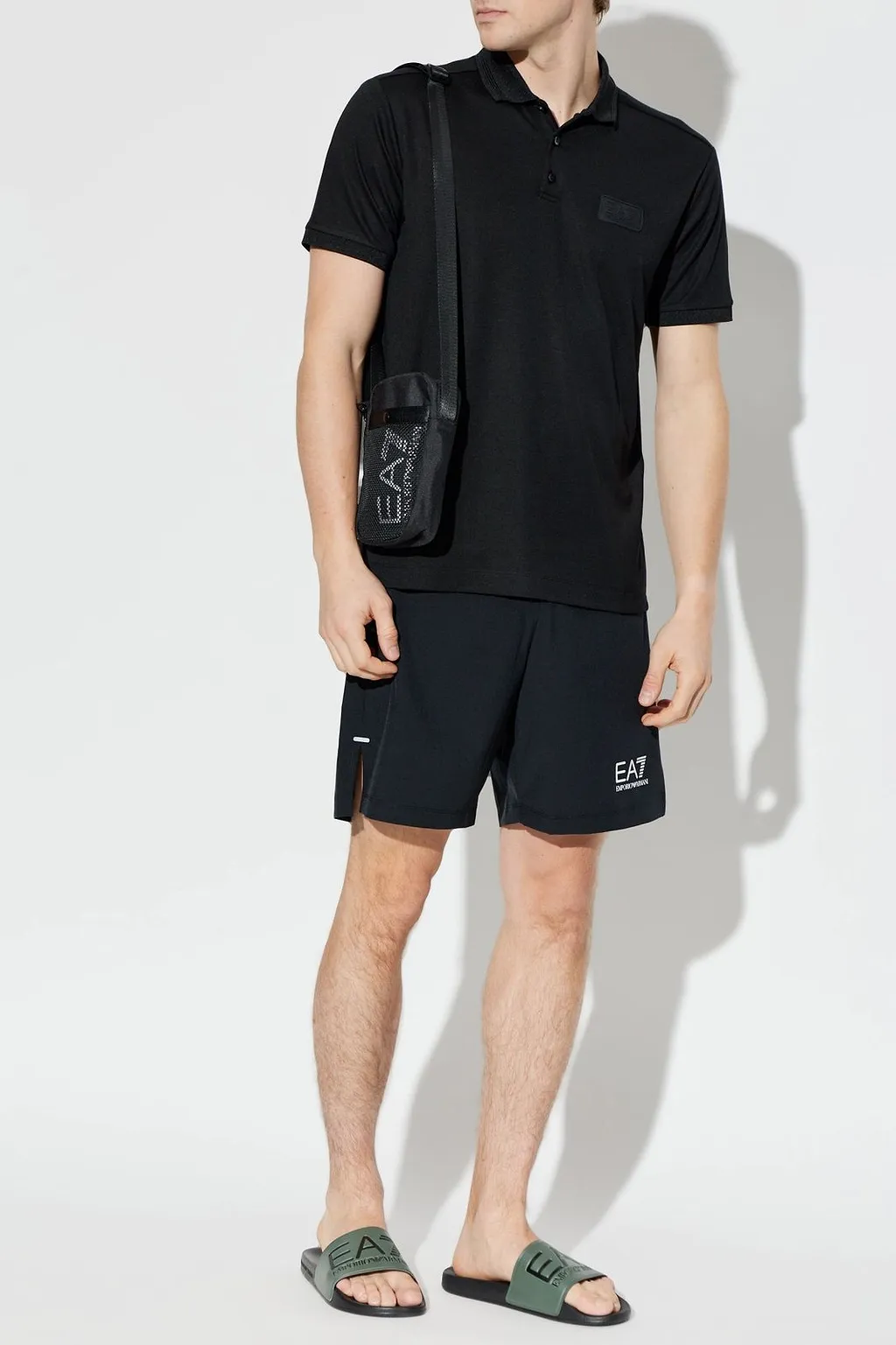 Ea7 Emporio Armani Logo Slide Sandals