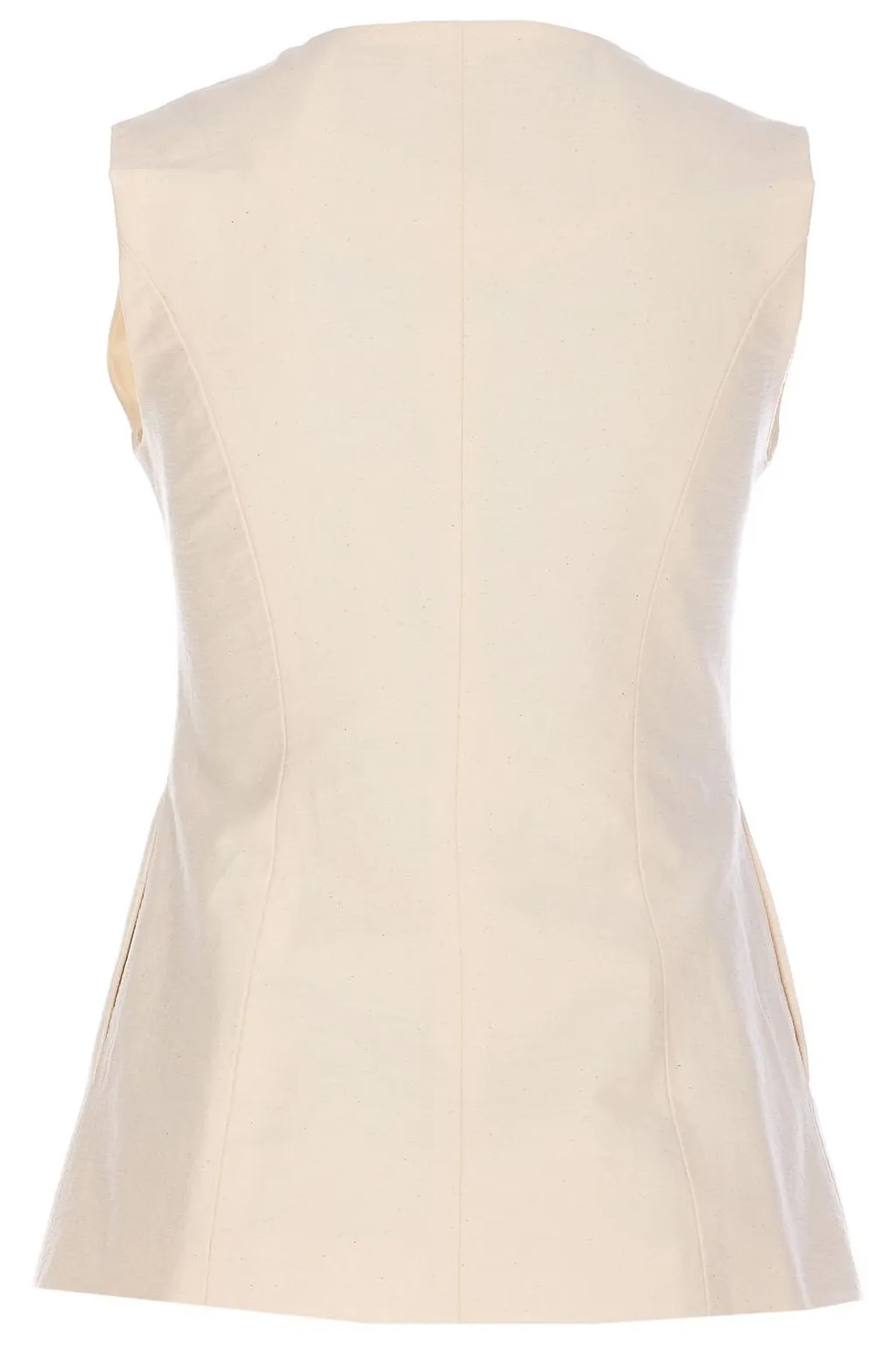 Eleh Buttoned Sleeveless Jacket