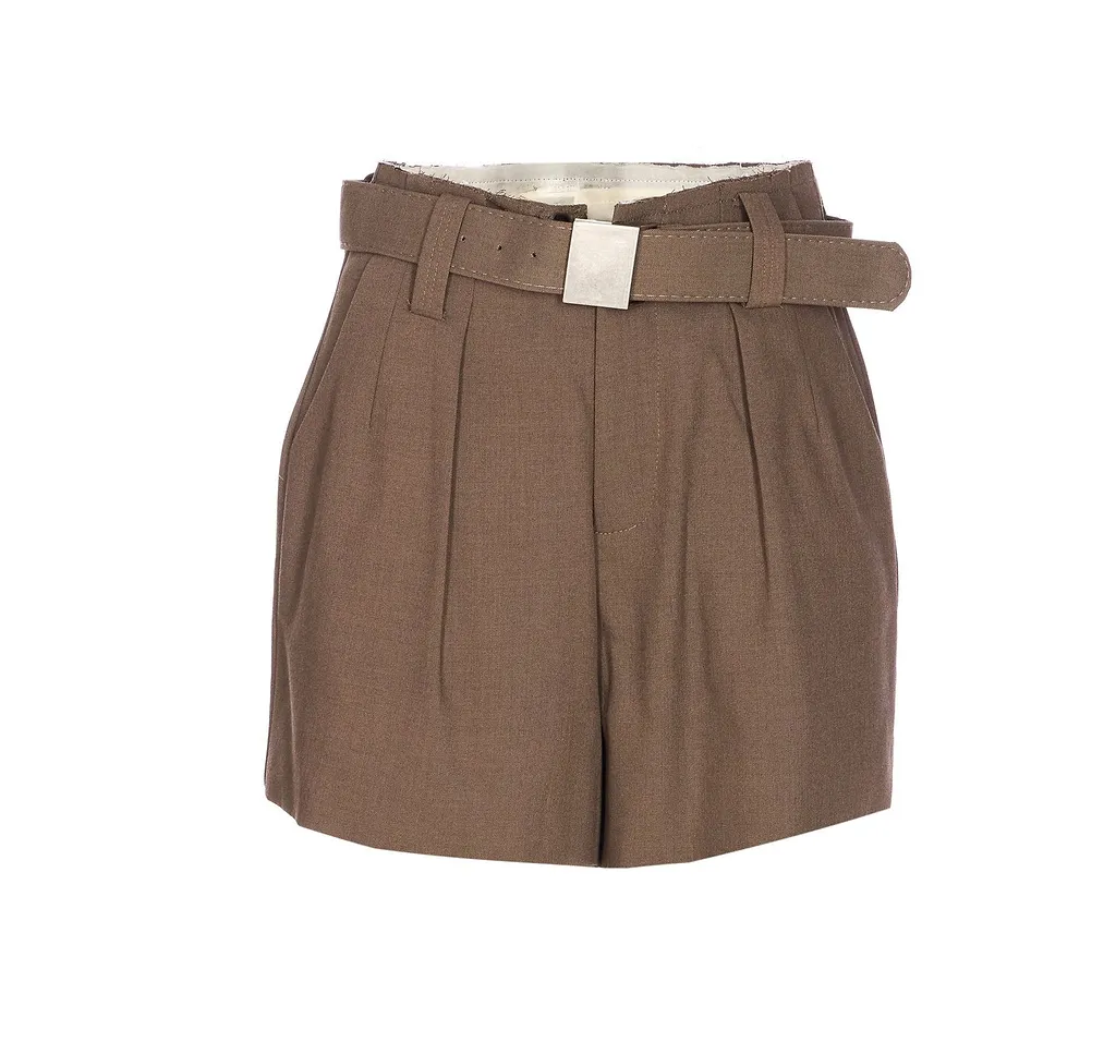 Eleh Belted Pleated Shorts