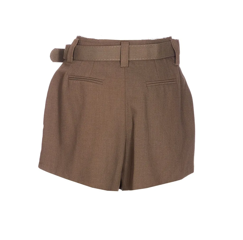 Eleh Belted Pleated Shorts