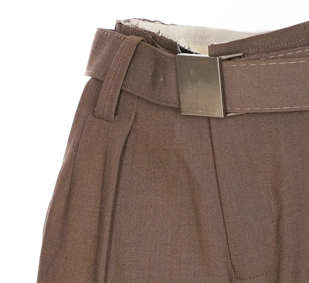 Eleh Belted Pleated Shorts