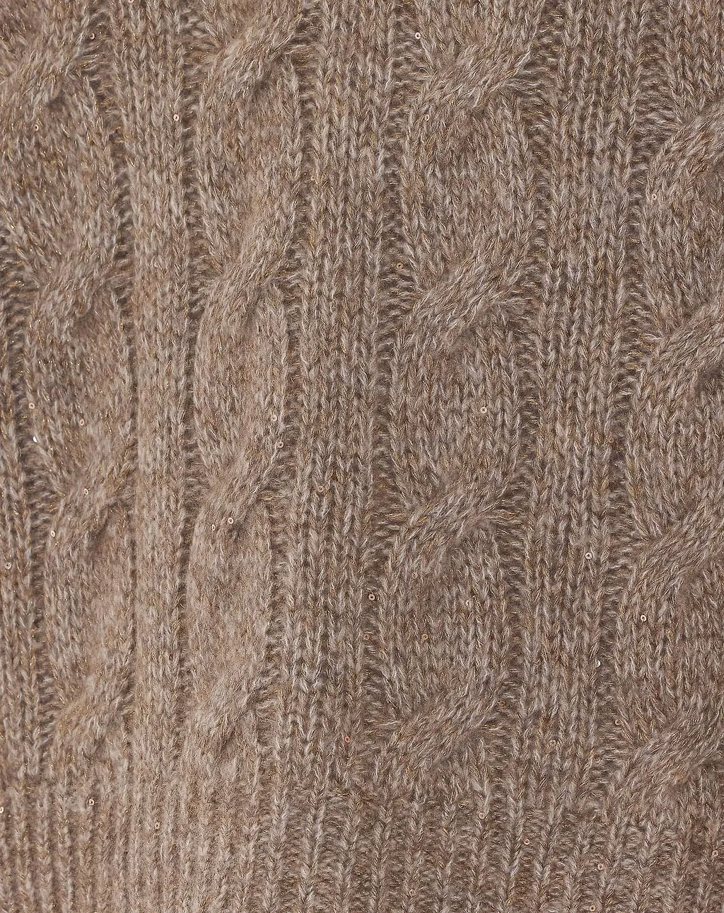 Eleh Cable Knit Collared Knitted Sweater