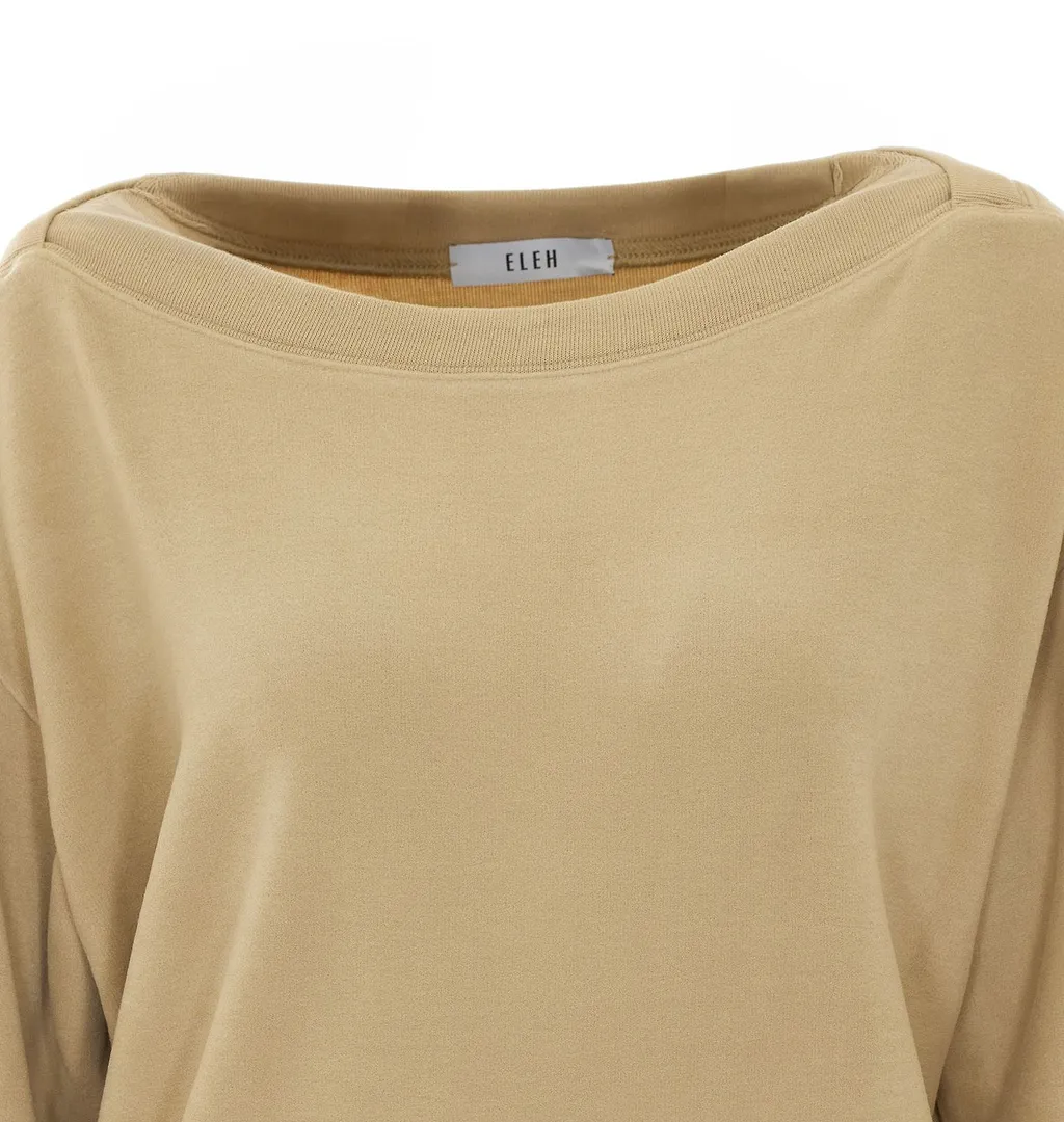 Eleh Asymmetric Neck Sweater