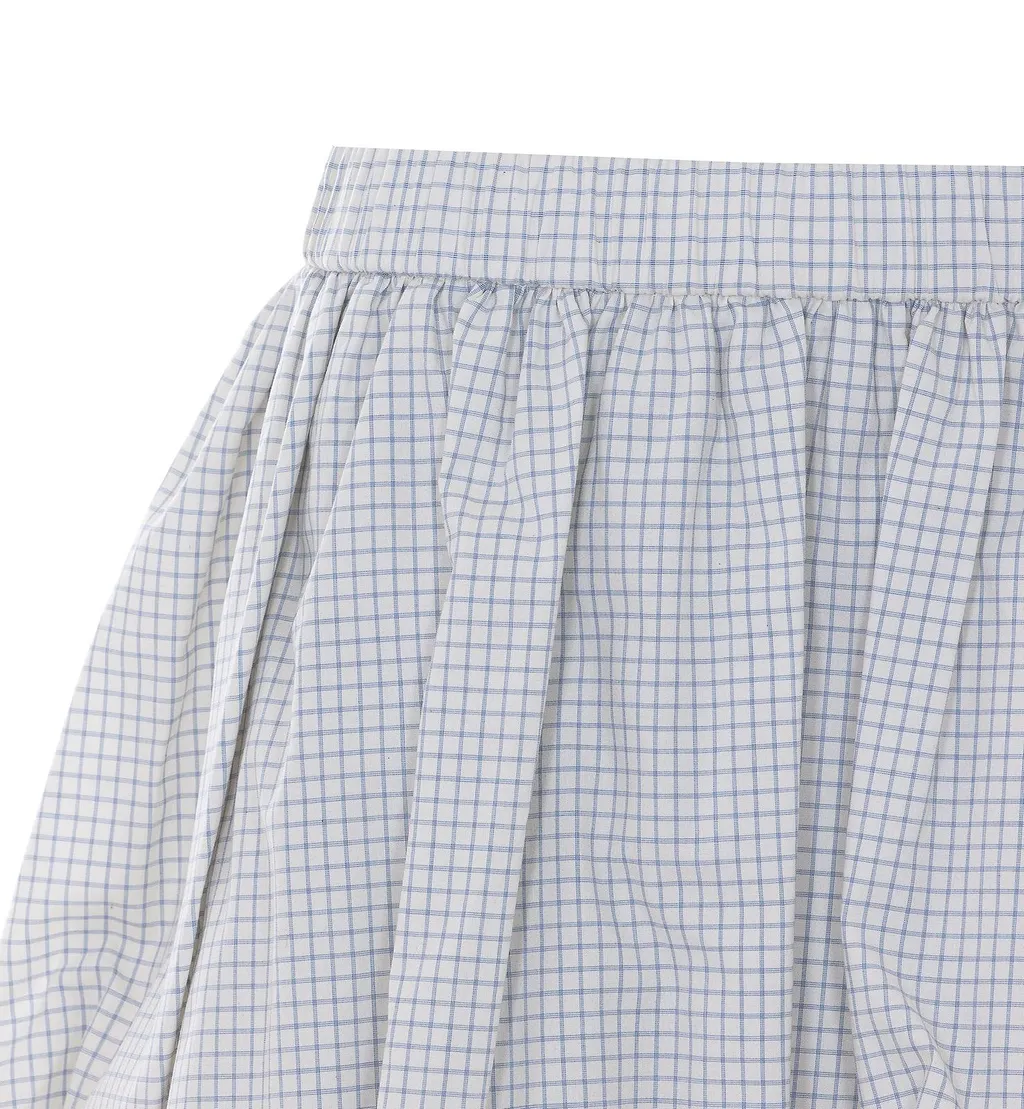 Eleh Checked Ruffled Mini Skirt