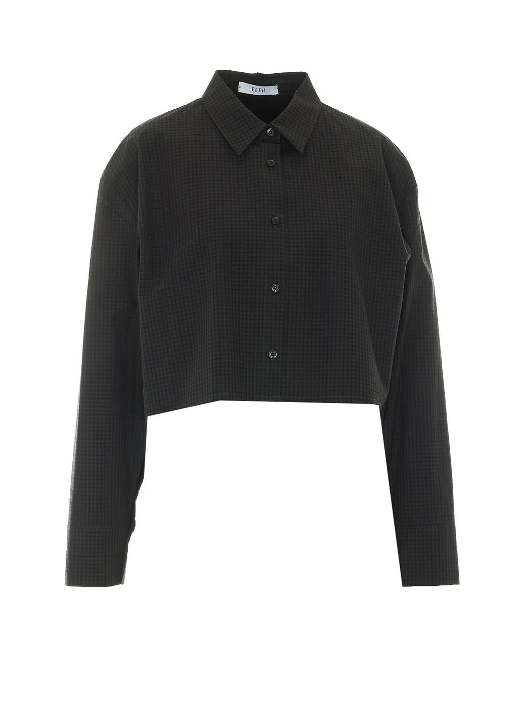 Eleh Cropped Checked Shirt