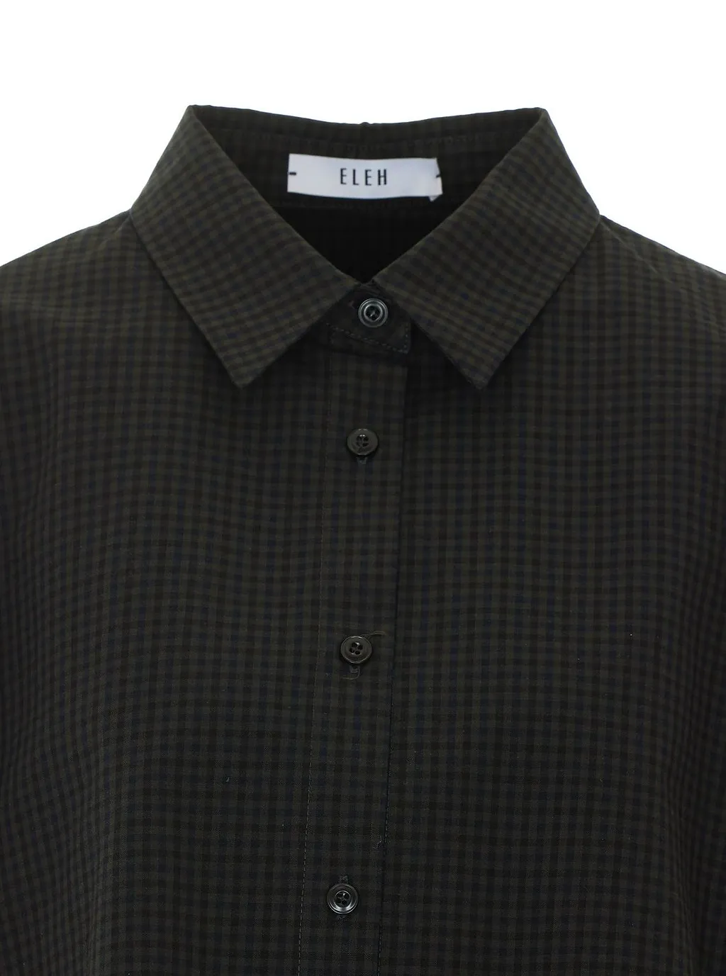 Eleh Cropped Checked Shirt