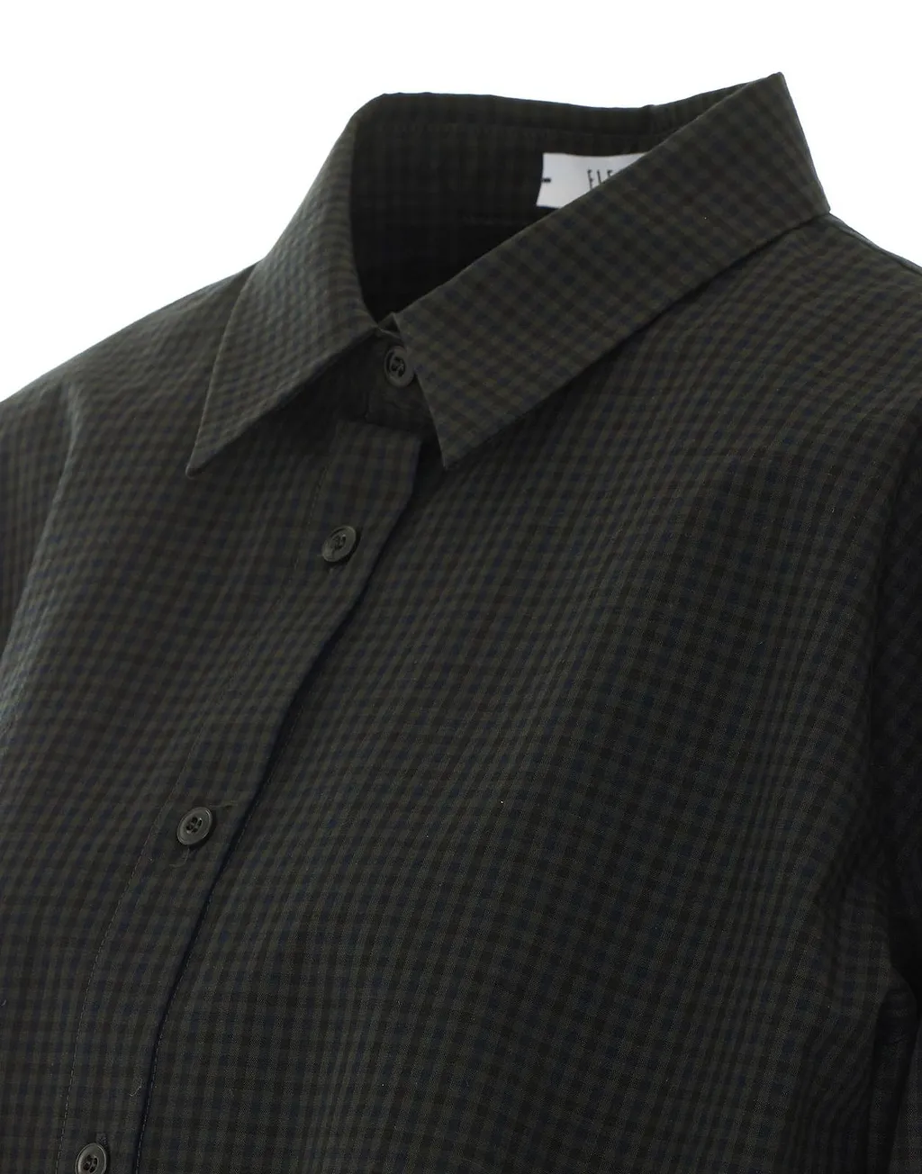 Eleh Cropped Checked Shirt