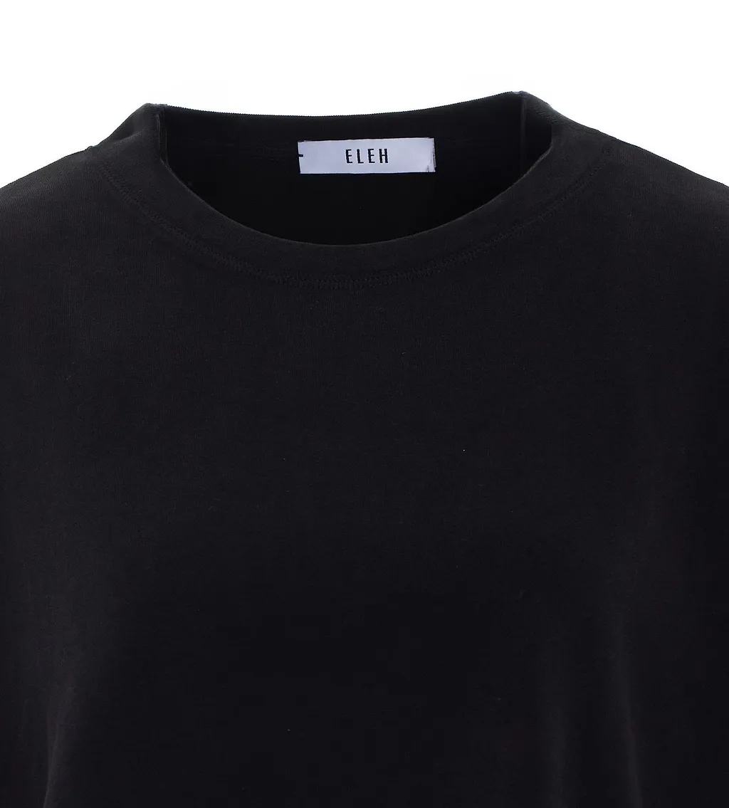 Eleh Cropped Crewneck Sweatshirt