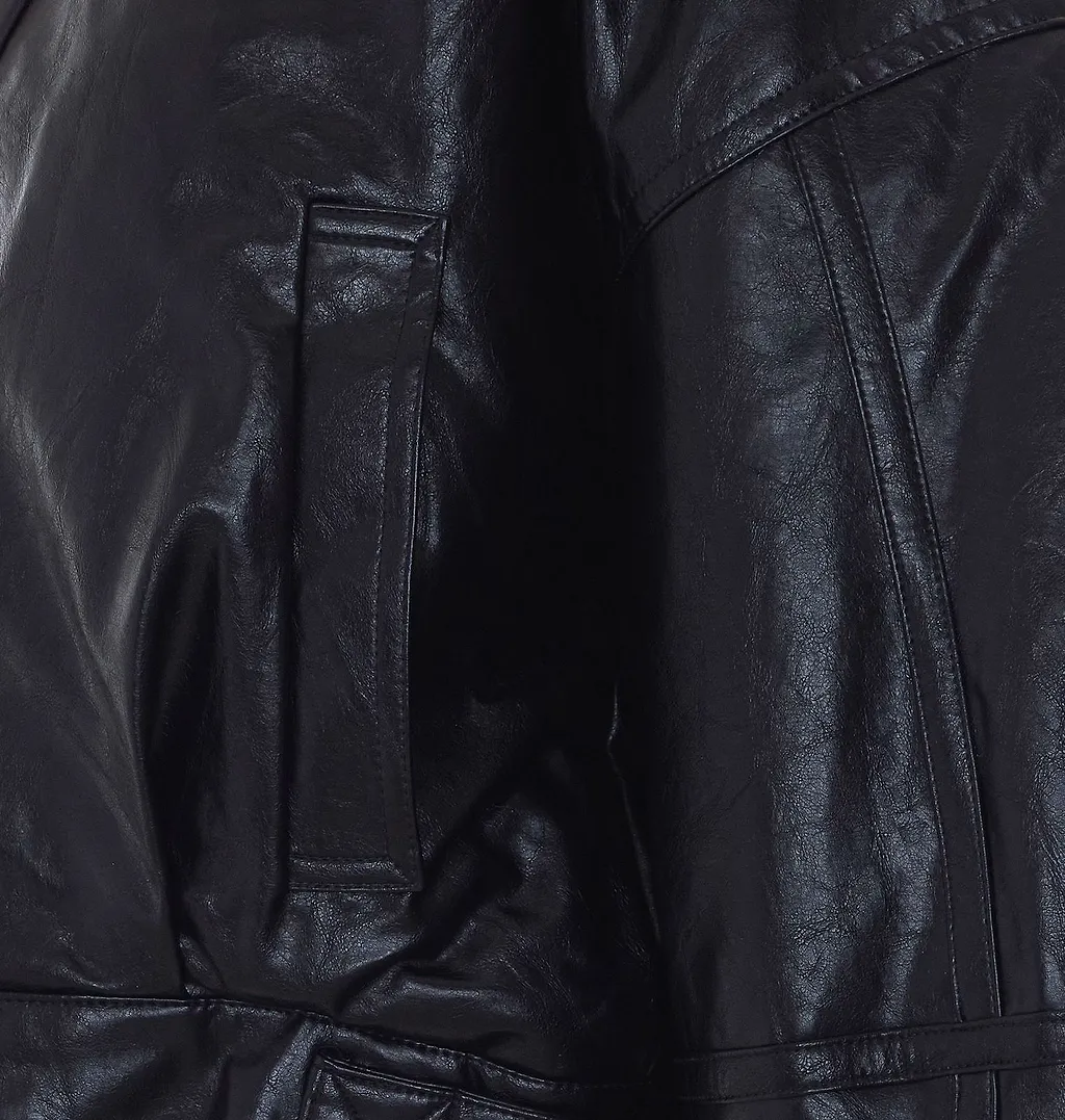 Eleh Cropped Faux Fur Trim Jacket