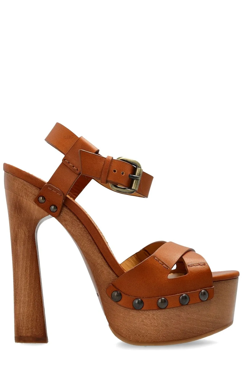 Dsquared2 Studded Platform Heeled Sandals