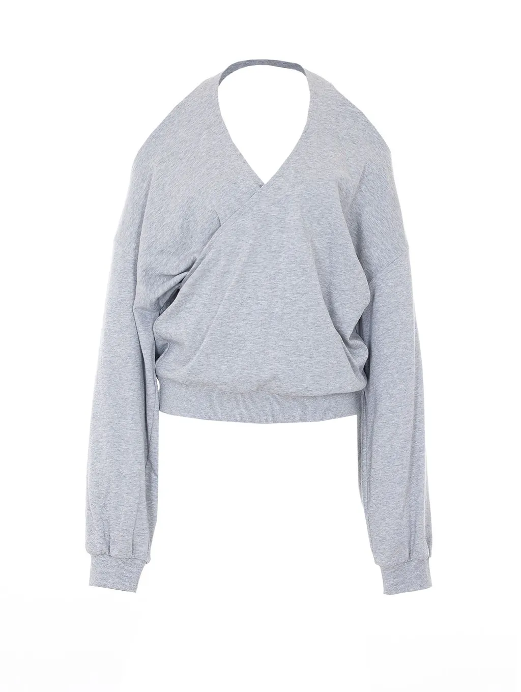 Eleh Cut-Out Wrap Sweater