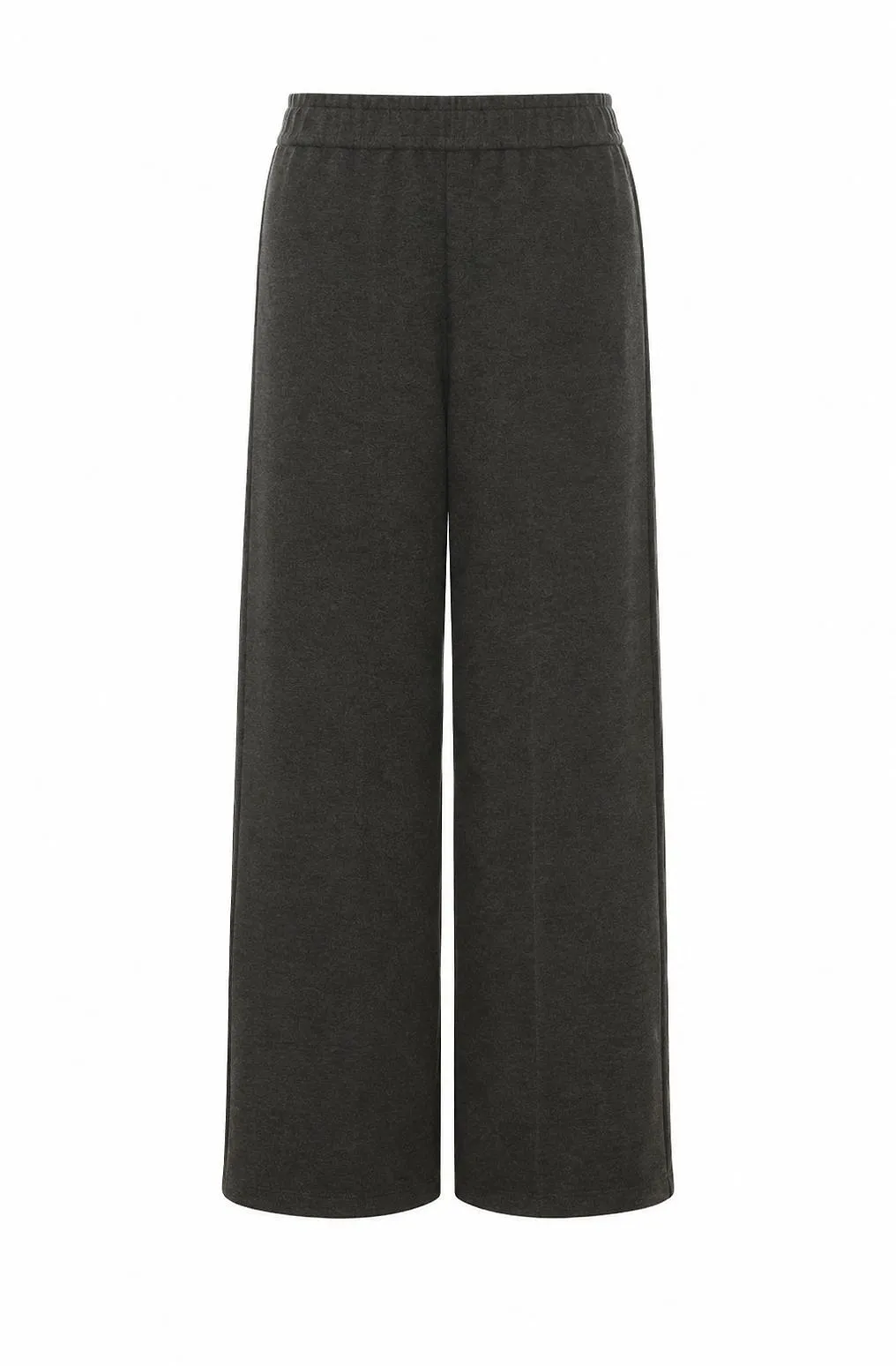 Elasticated Waist Wide-Leg Pants