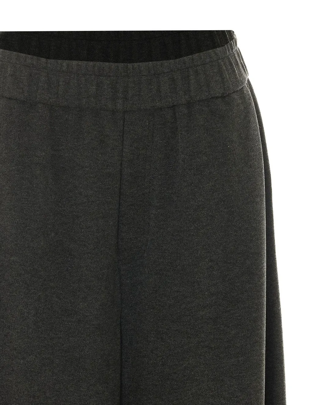 Elasticated Waist Wide-Leg Pants
