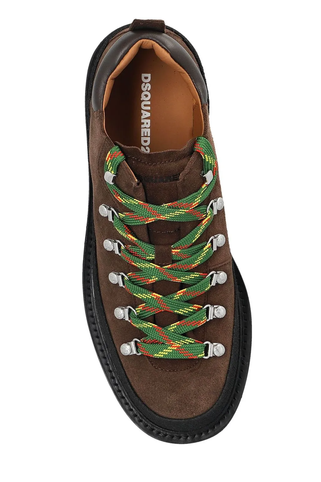 Dsquared2 Round-Toe Lace-Up Sneakers
