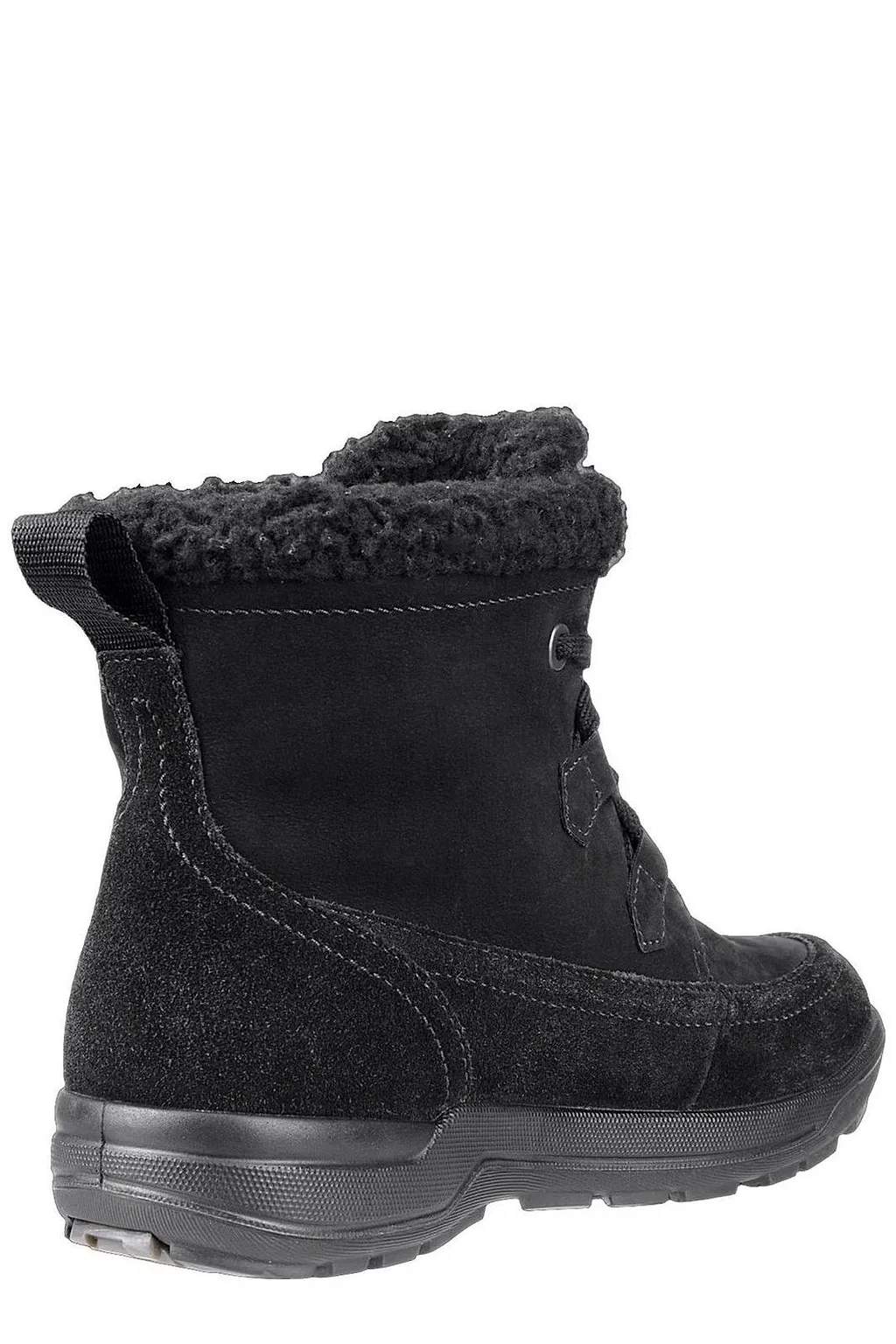Ecco Trace Faux Shearling Ankle Boots