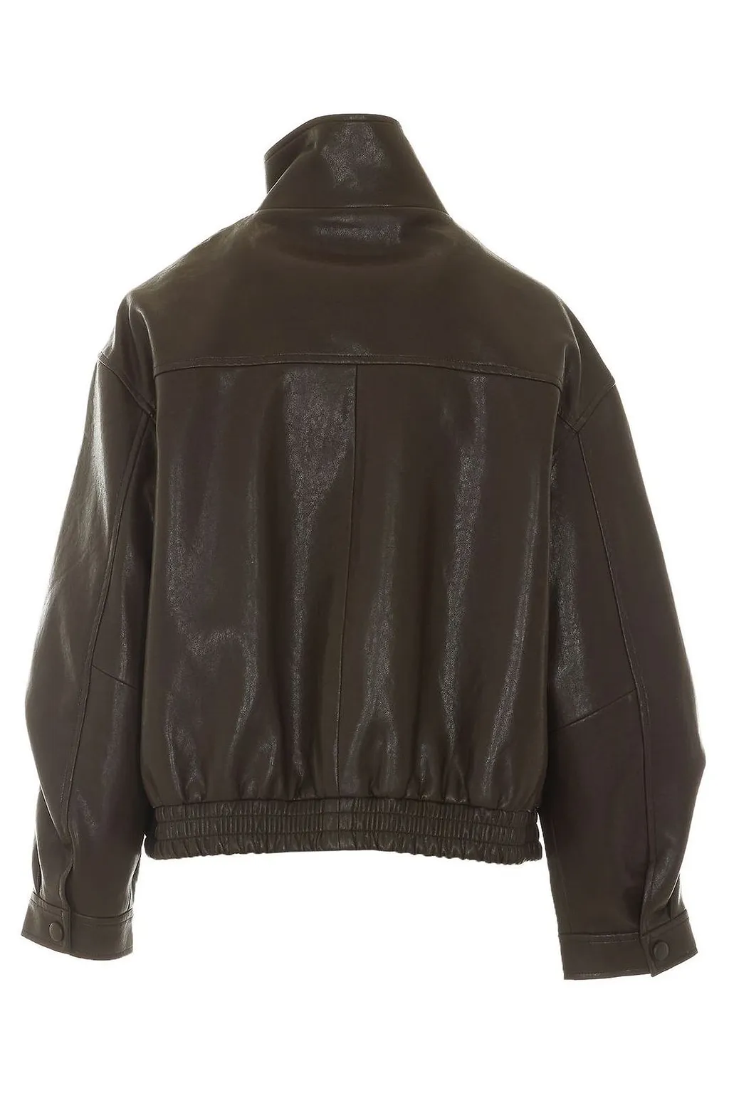 Eleh Faux Leather Zip Jacket