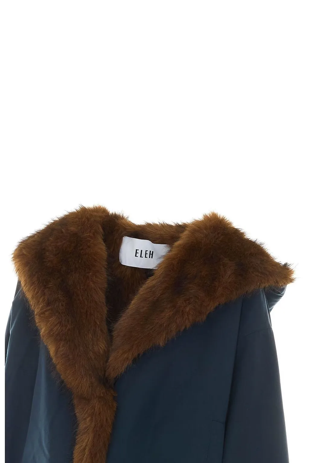 Eleh Faux Fur Trim Hooded Jacket
