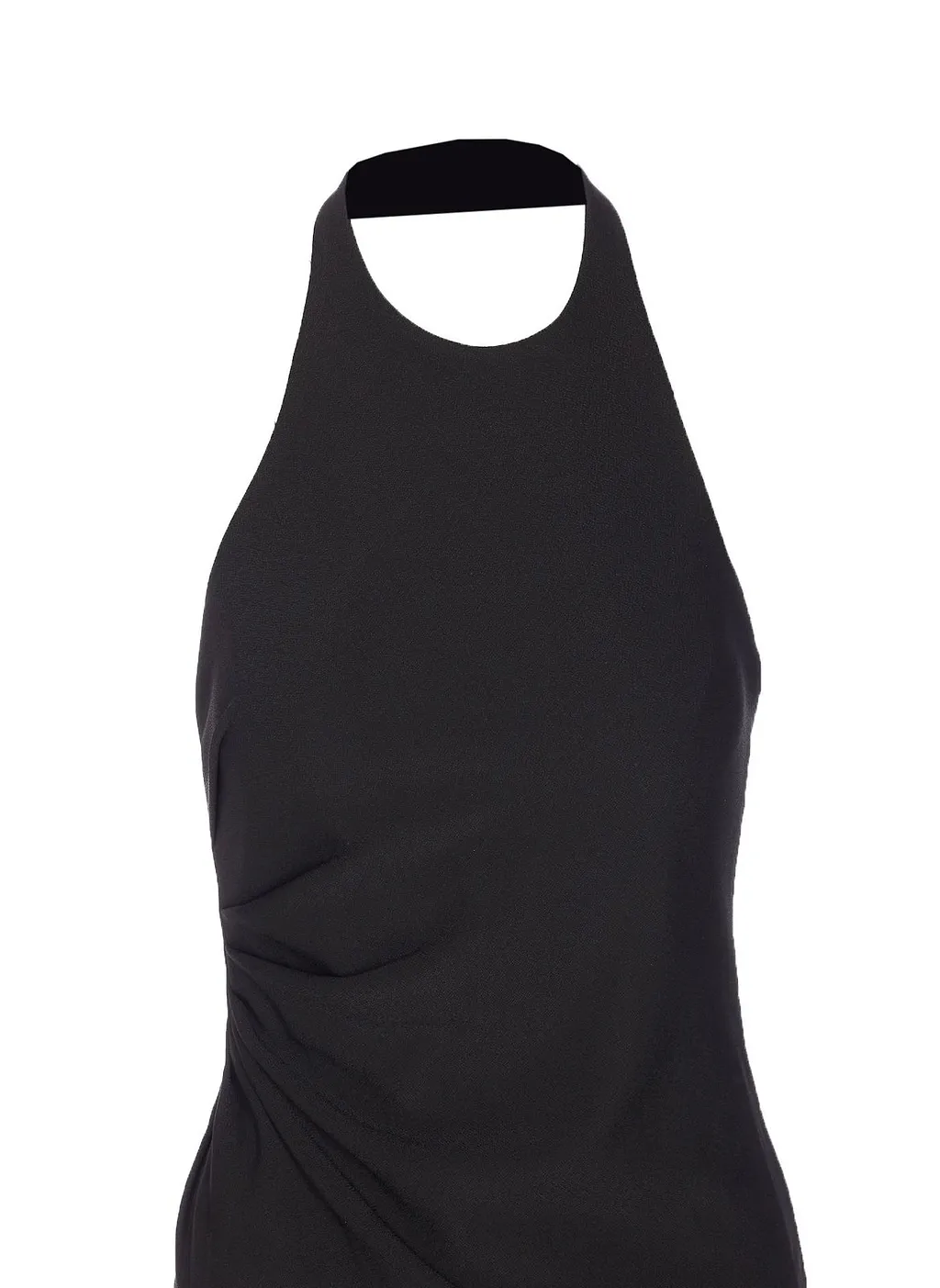 Halter Neck Split Dress