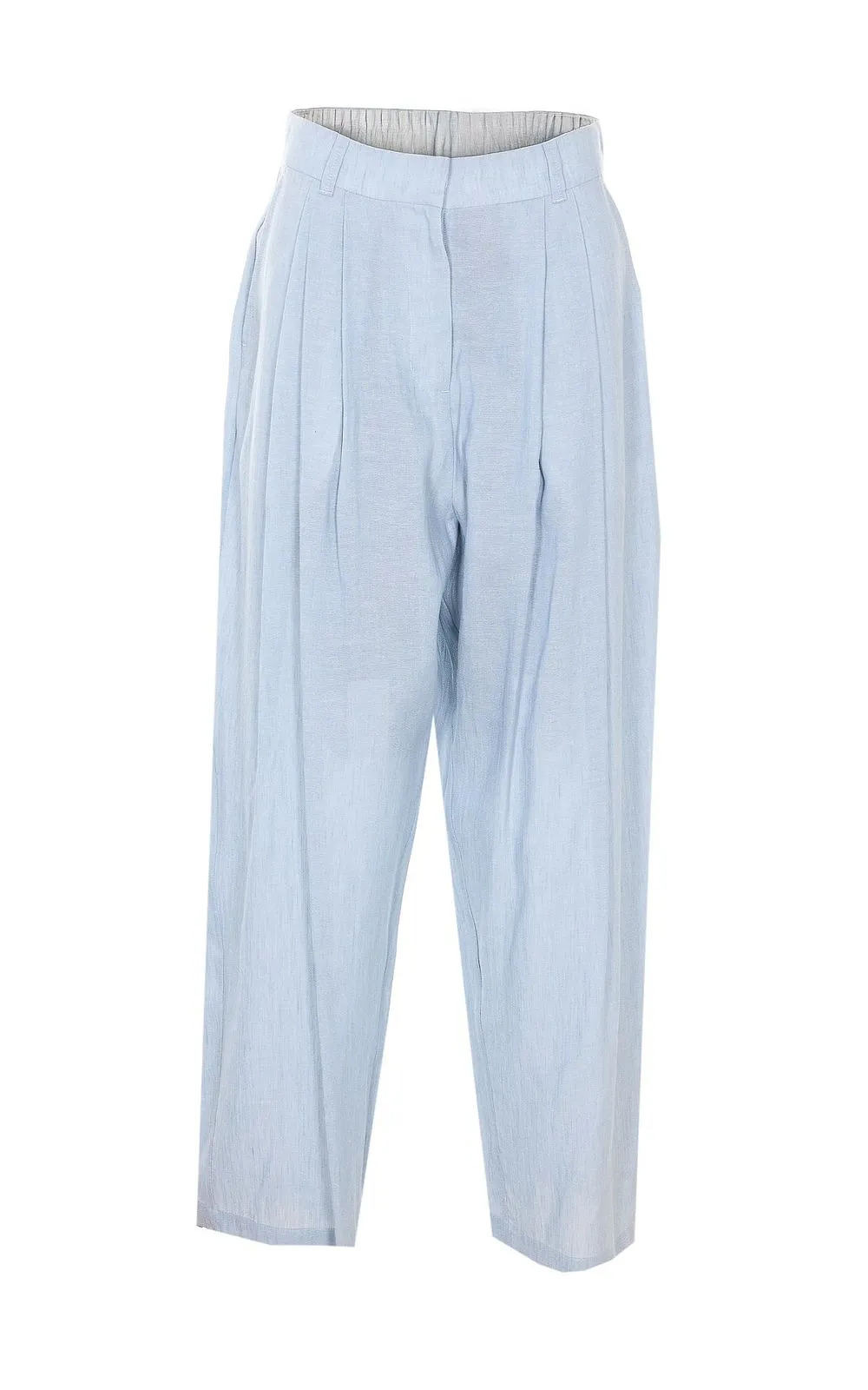Pleated Loose-Fit Pants